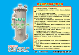  DGS型高灵敏防泄漏煤气排水器